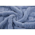 100%Polyester Sherpa Fleece mit Jacquard -Stoff